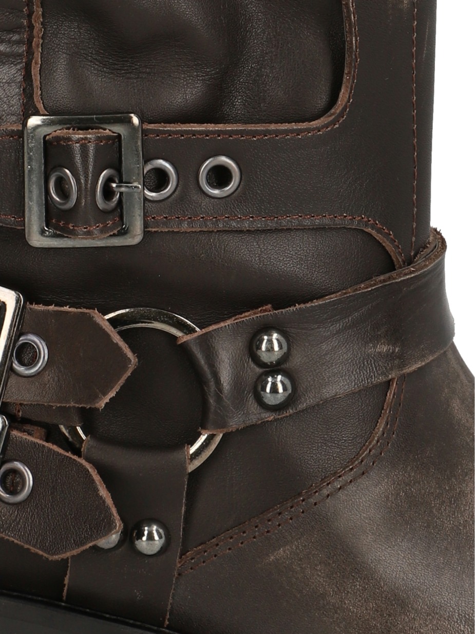Glattleder Stiefel