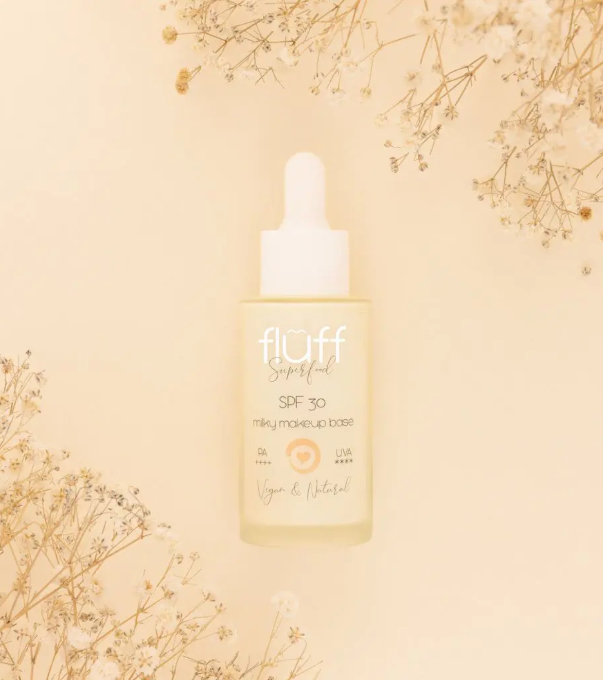 Fluff - *Superfood* - Base de maquiagem FPS30 MIlky