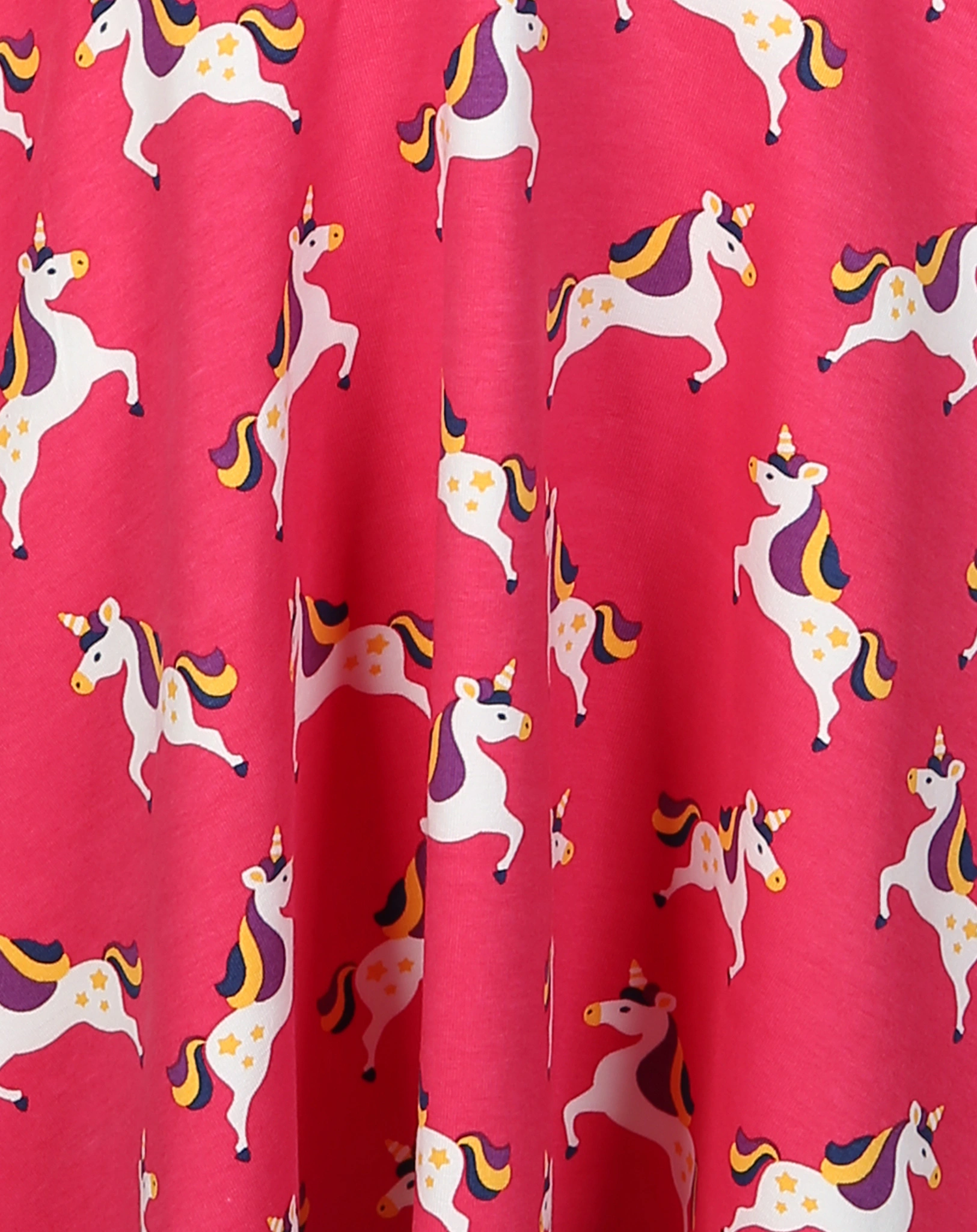 Langarmkleid UNICORN in pink