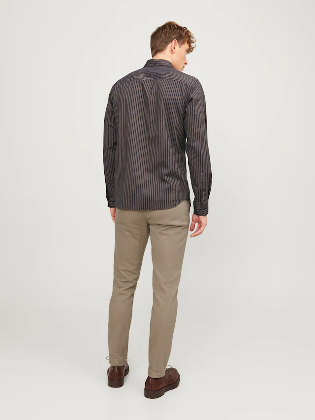 Jack & Jones Chinohose »JPSTMARCO mit schmalem Bein und pflegeleichtem Stoff«  washed, modisch, schmal, Baumwollmischung