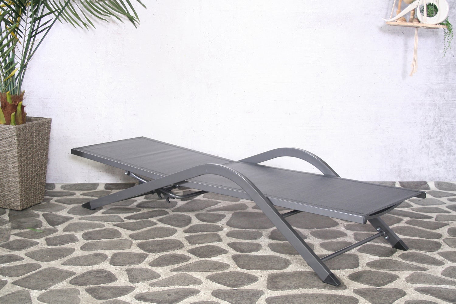 SenS-Line ligbed Havana antraciet 192 x 60 x 88 cm