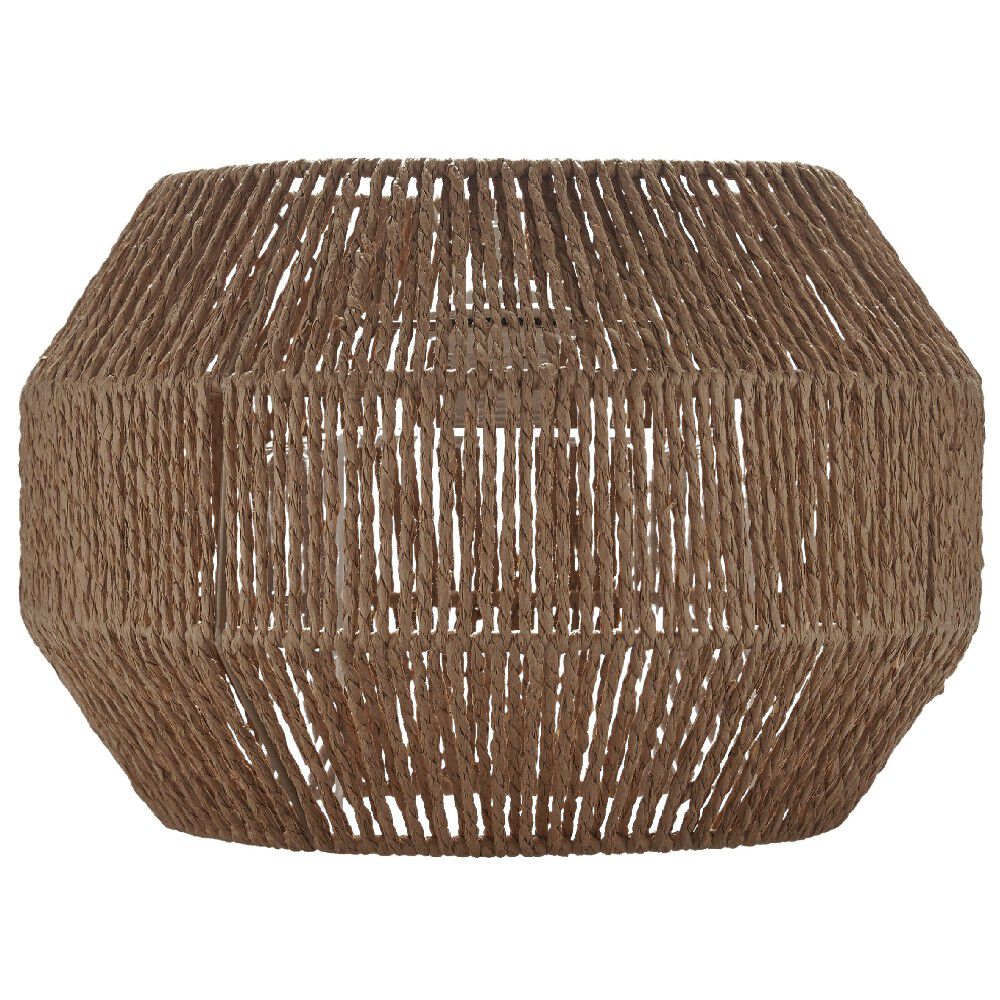 Luminaire à suspension filaire papier tressé naturel