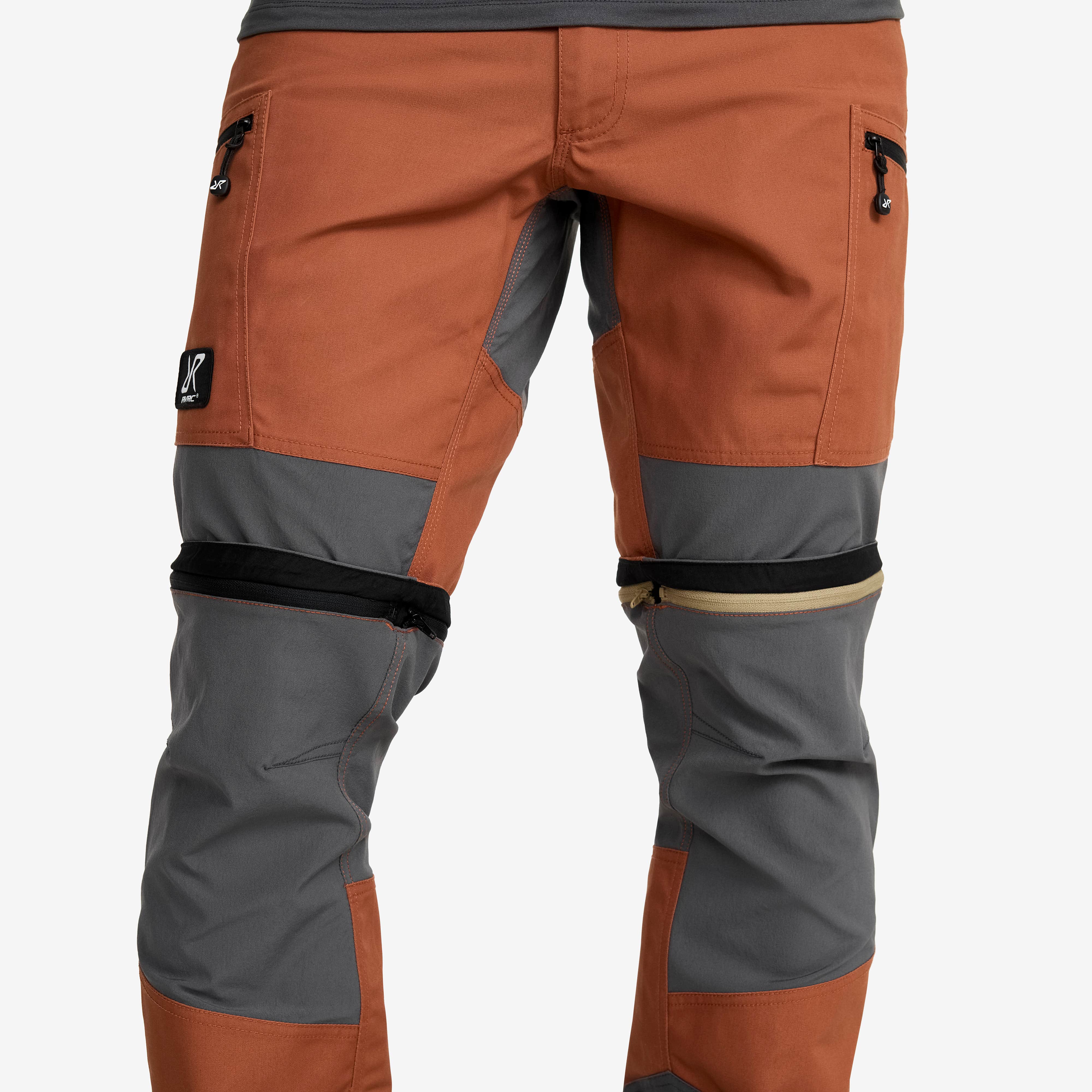 Nordwand Pro Zip-off Pants Herre Dusty Orange/Magnet