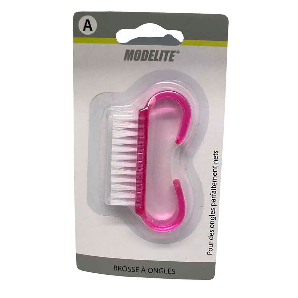 Brosse à ongles en plastique 13cm