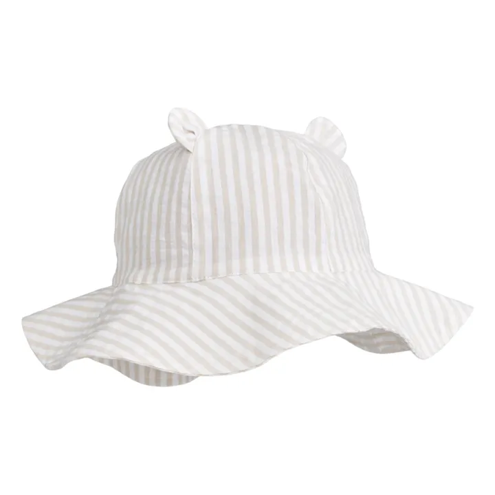 Liewood Chapeau à Oreilles Amelia Coton Bio | Blanc