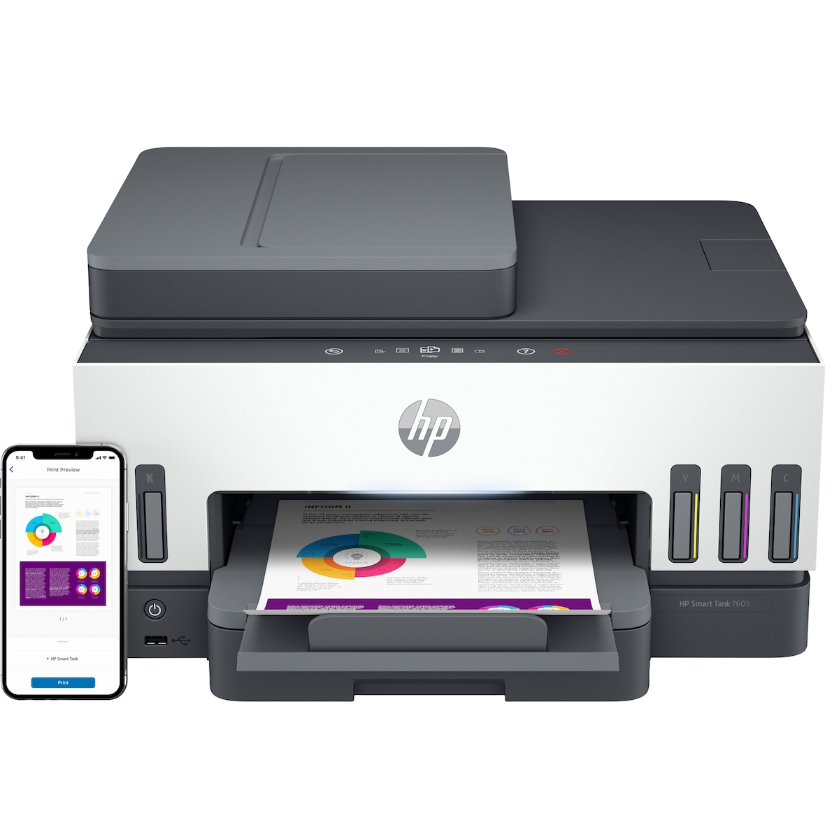 HP Smart Tank 7605 AIO blekkprinter