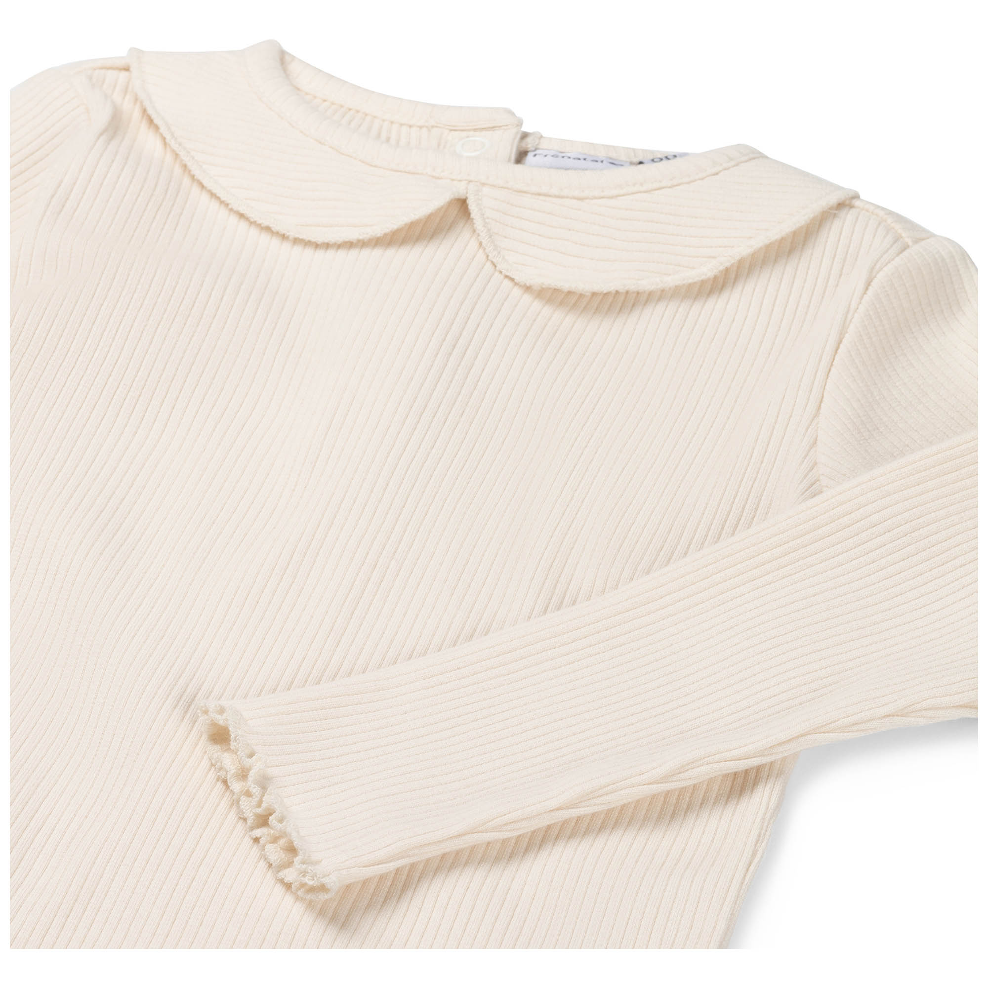 Prénatal peuter shirt lange mouwen effen wit