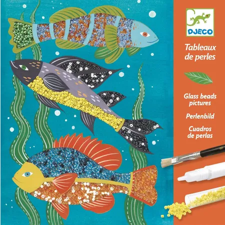 Djeco Perlenbilder mit Fischen