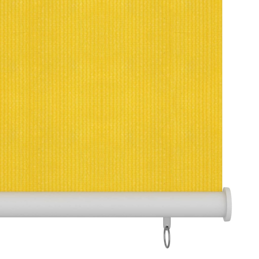Store roulant d'extérieur 60x140 cm jaune pehd