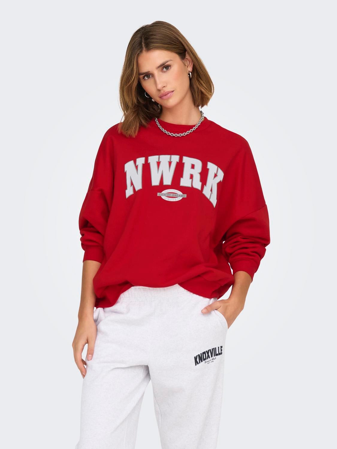 ONLDEBORAH Sweatshirt Mars Red