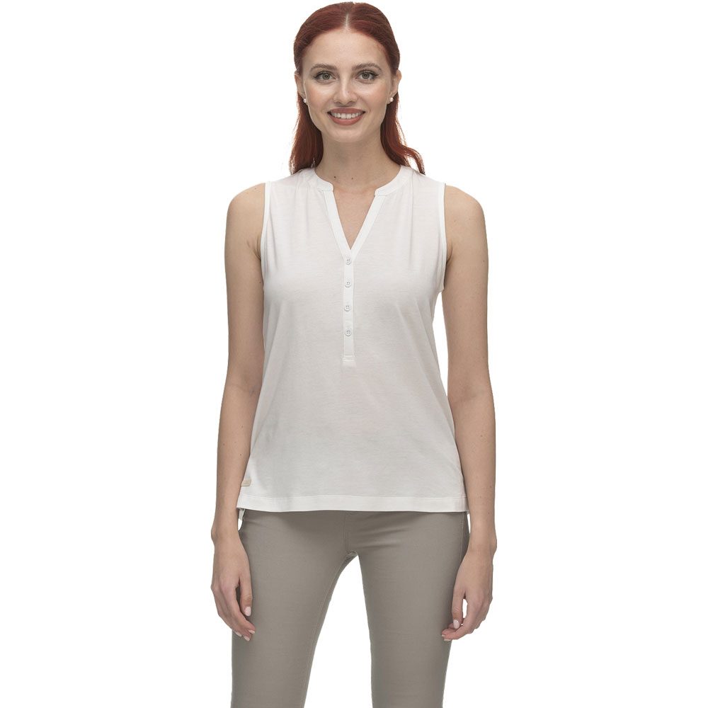 ragwear Ronka T-Shirt Top Damen weiß