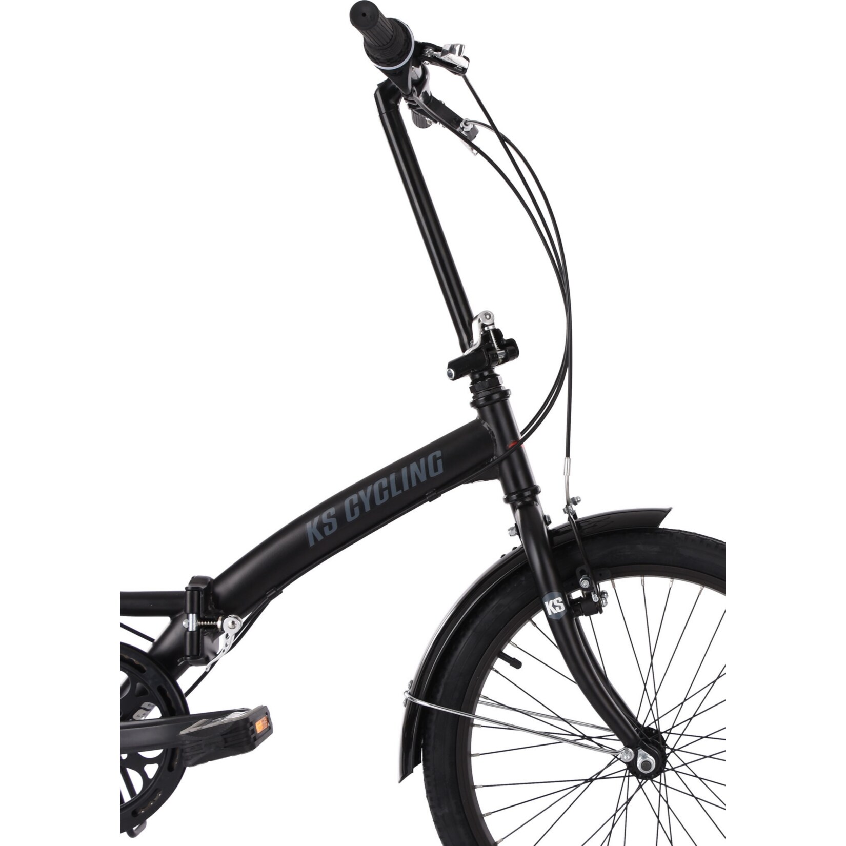 KS Cycling Faltrad 6 Gänge Klapprad Foldtech 20 Zoll