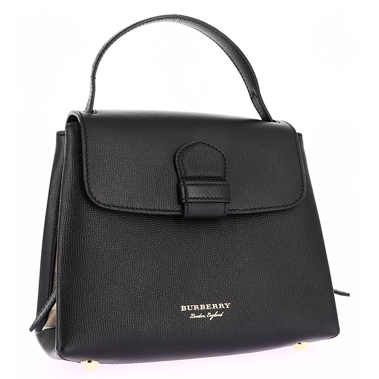 Burberry Sac bandoulière Camberley en Cuir noir - Neuf sans étiquette - L.25 cm