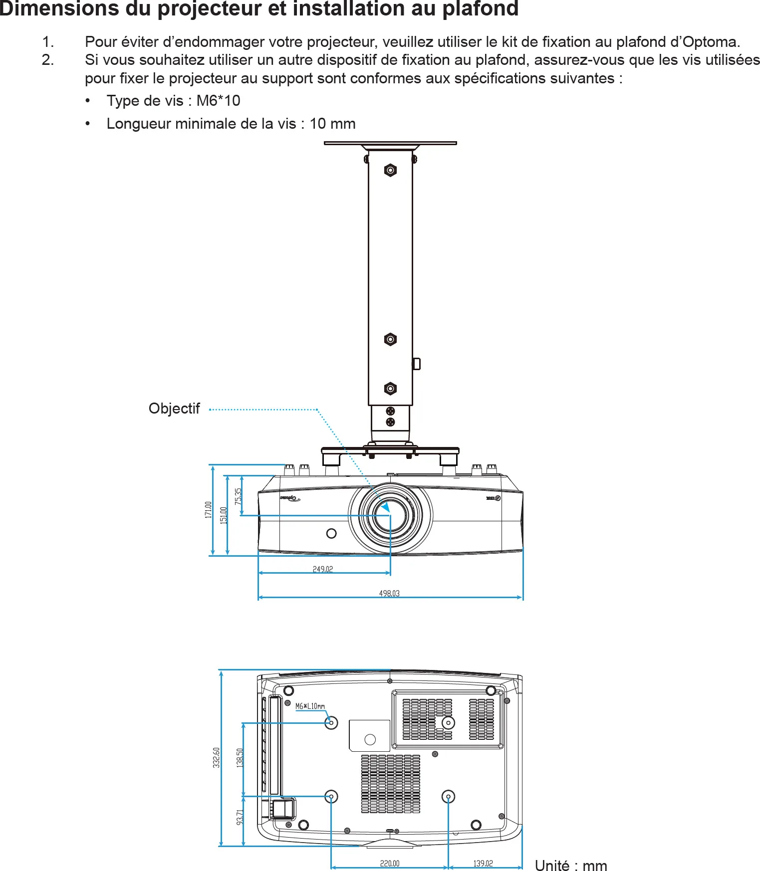 Optoma UHZ68LV Vidéoprojecteurs UHD 4K