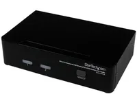 StarTech.com 2 Port DisplayPort KVM Switch - 2560x1600 @60Hz - Dual Port DP USB, Keyboard, Video, Mouse Switch Box w/ Audio for Computers and Monitors (SV231DPUA) - KVM / audio-switch - 2 x KVM / audio - 1 lokalbruger - desktop - for P/N: DP4N1USB6,