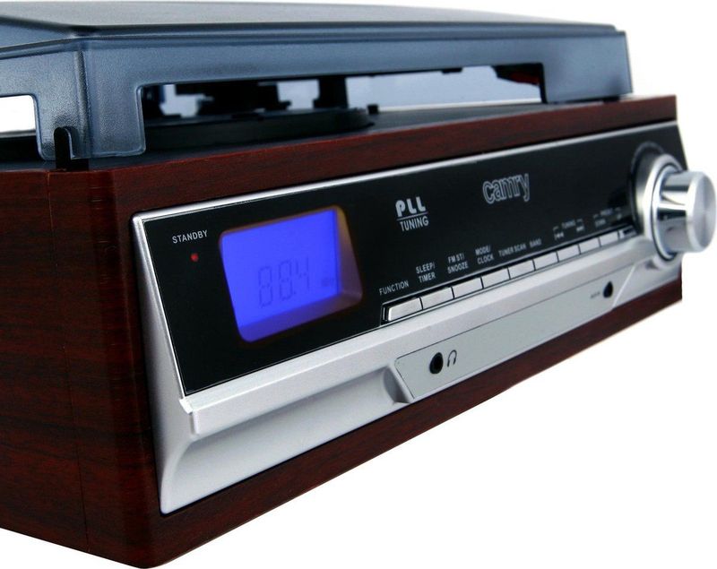 Camry Retro draaitafel met radio CR1113
