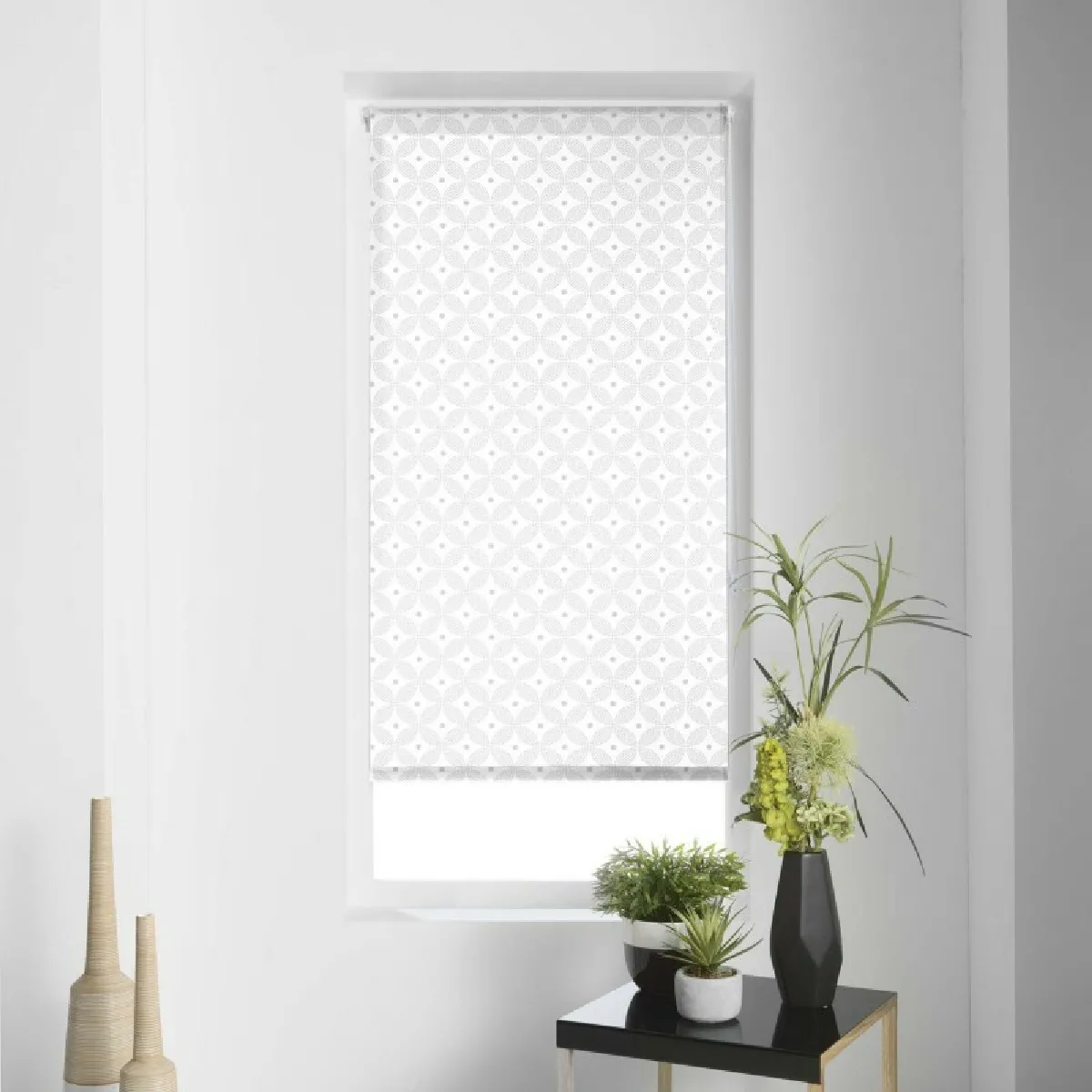 Paris Prix Store Enrouleur Modern - Blanc 60x90 cm