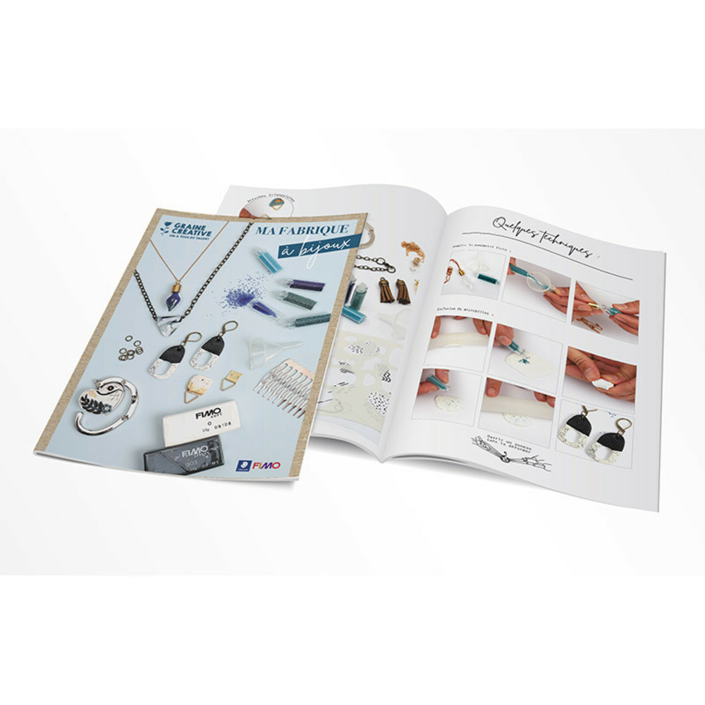Kit création de bijoux - accessoires et pâtes polymères