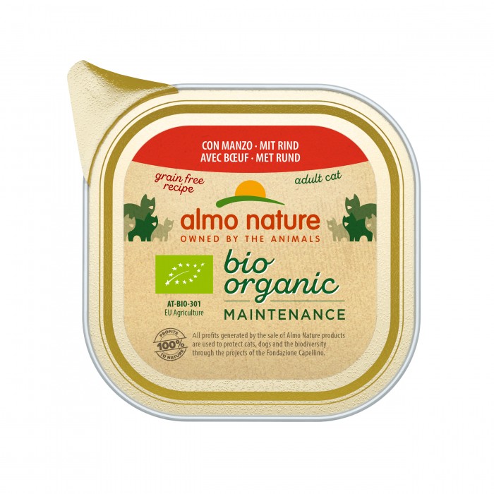Almo Nature Pâtées Chat Adulte - Bio Organic Maintenance - 19 x 85 g