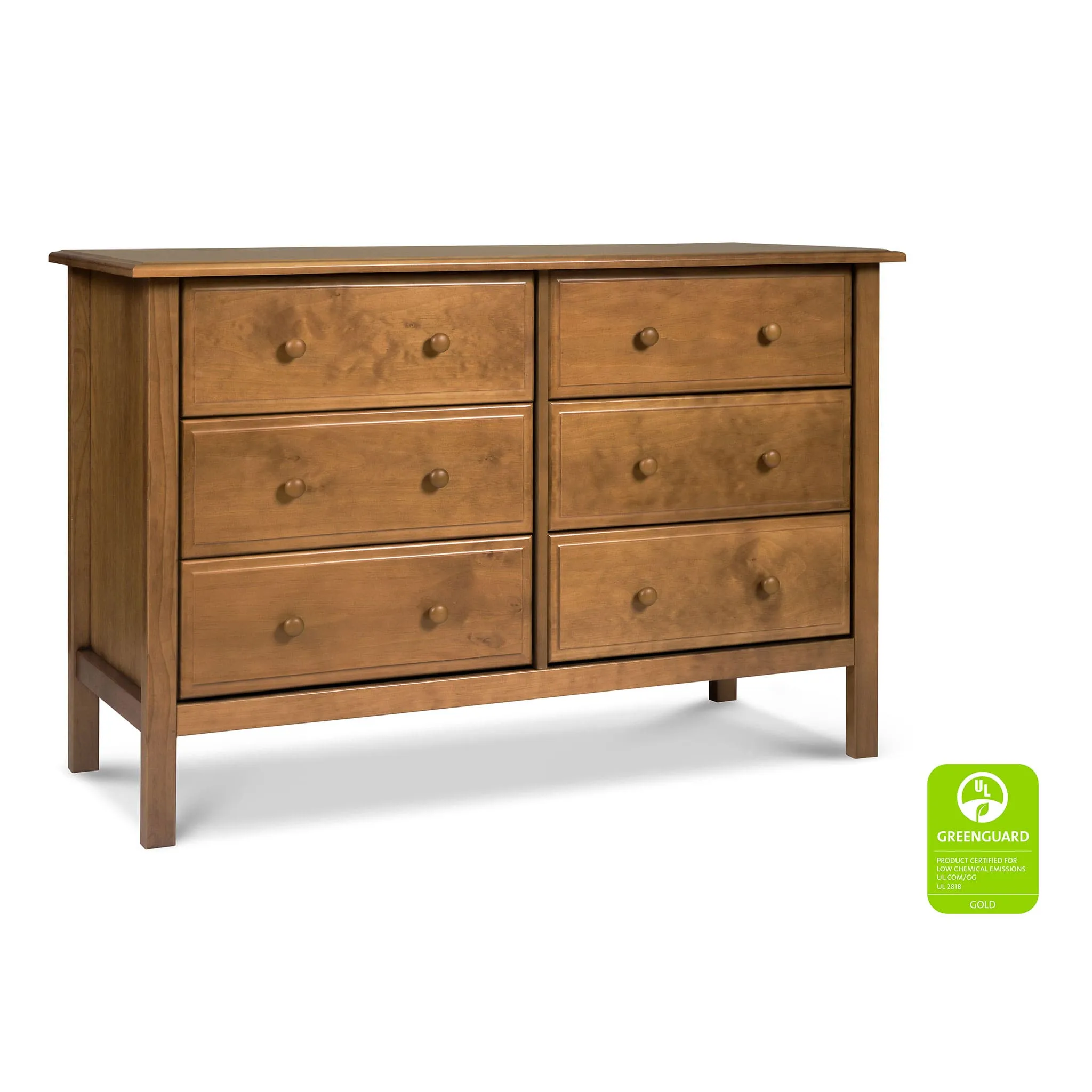 DaVinci Bureau 6 Tiroirs Jayden - Châtaigne