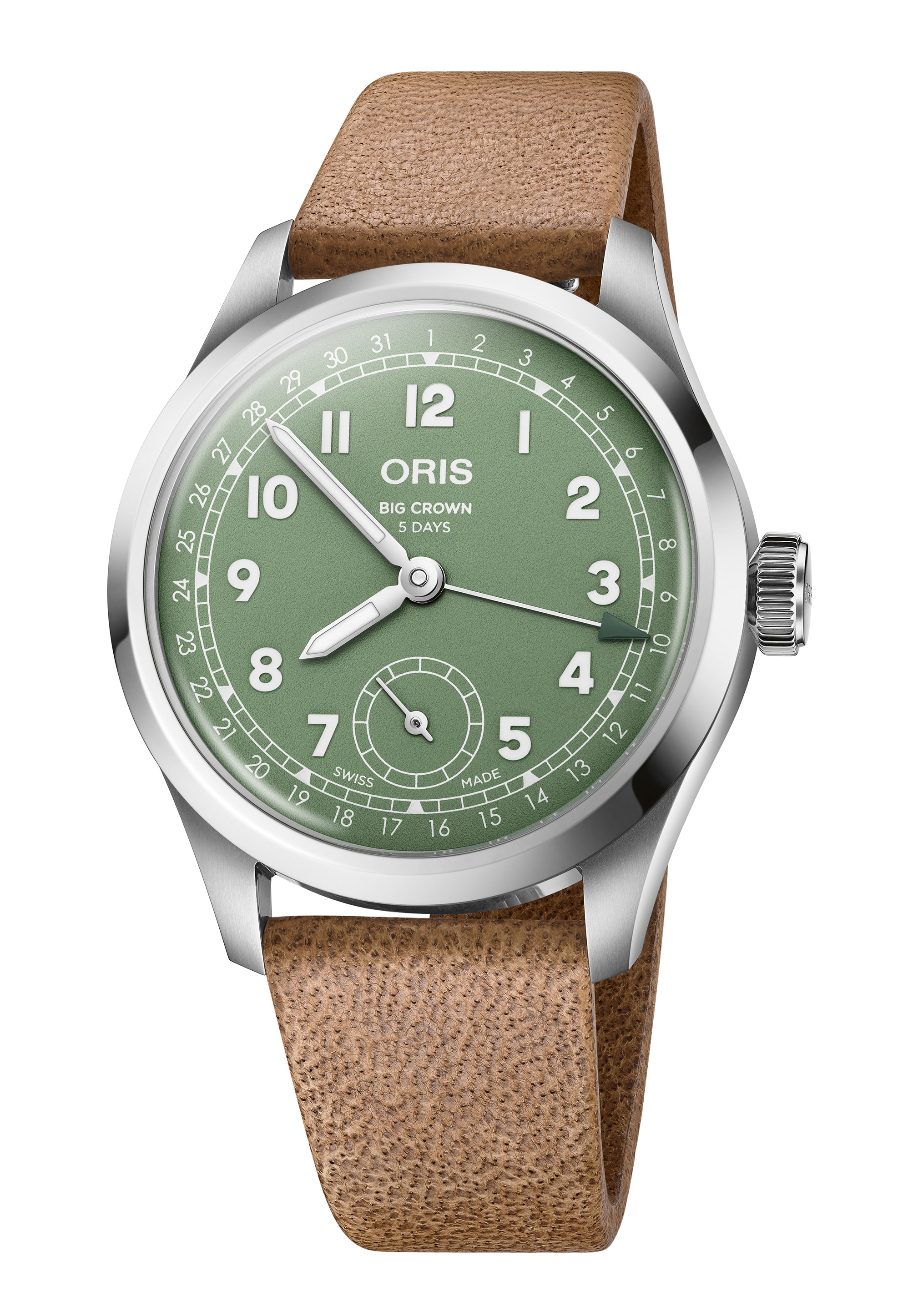 Oris Big Crown Pointer Date Calibre 403 Grün