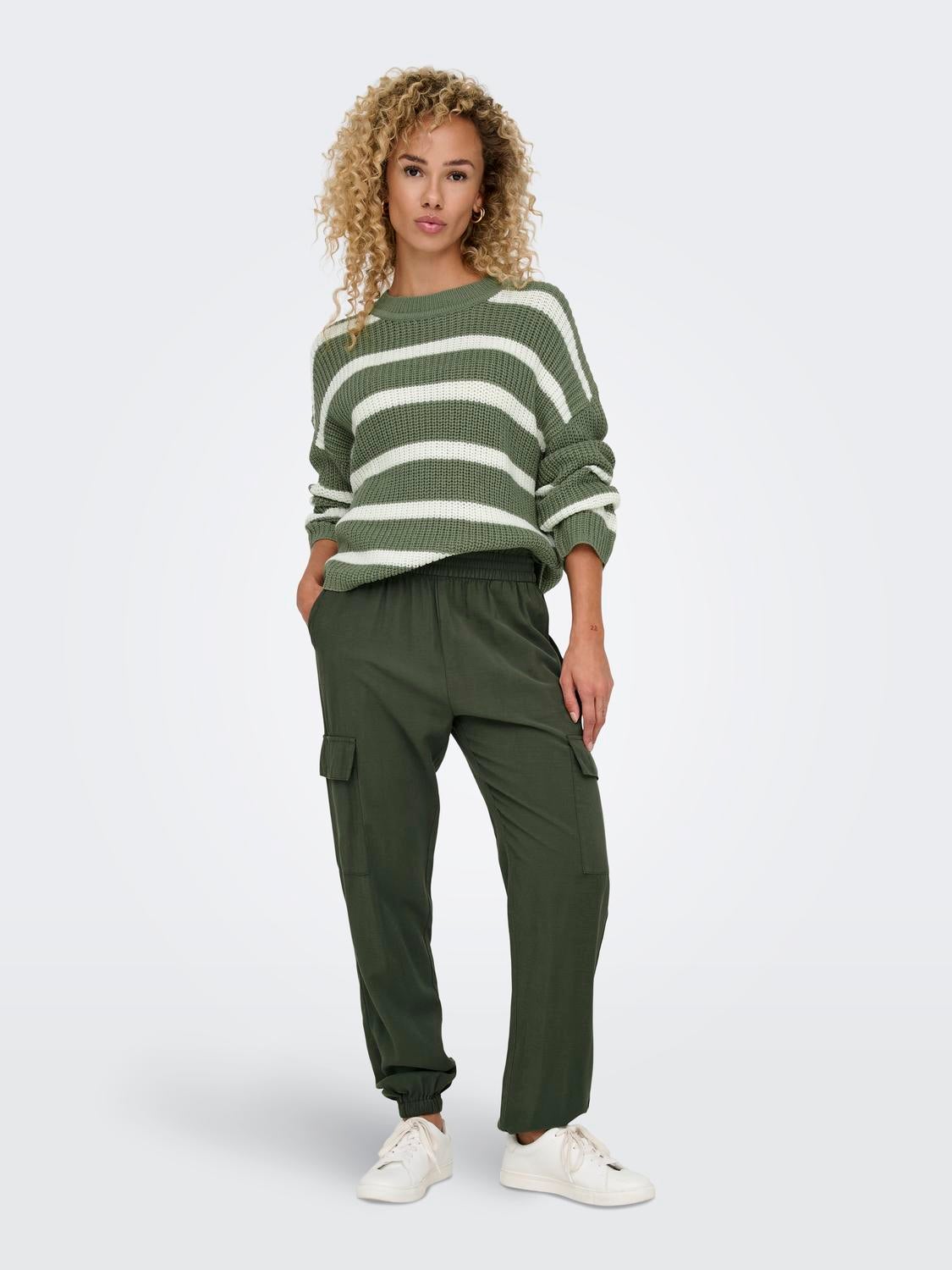 JDYJUSTY Strickpullover Sea Spray