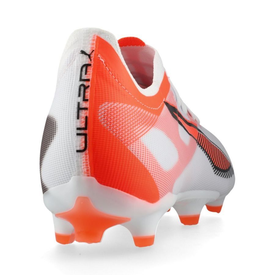 PUMA Ultra 5 Match FG/AG Unlimited - Blanc/Noir/Glowing Red