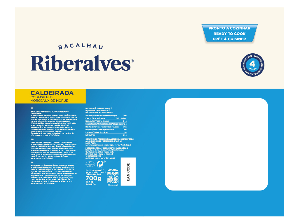 CALDEIRADA BACALHAU RIBERALVES MSC 700G