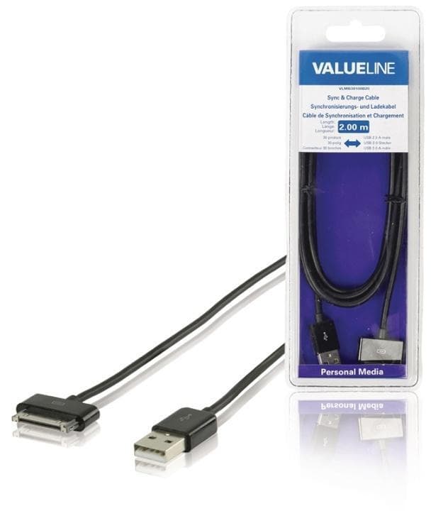 Opladerkabel Apple Stik 30-Pin