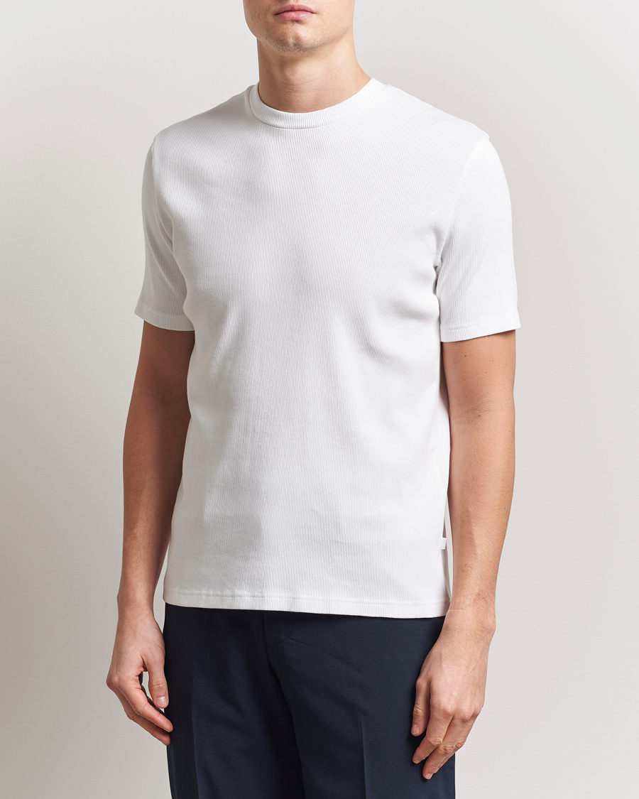 J.Lindeberg Rob Slim Rib T-Shirt White