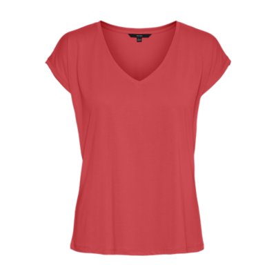 Tee-shirt à manches courtes femme Vmfilli V-Netee VERO MODA