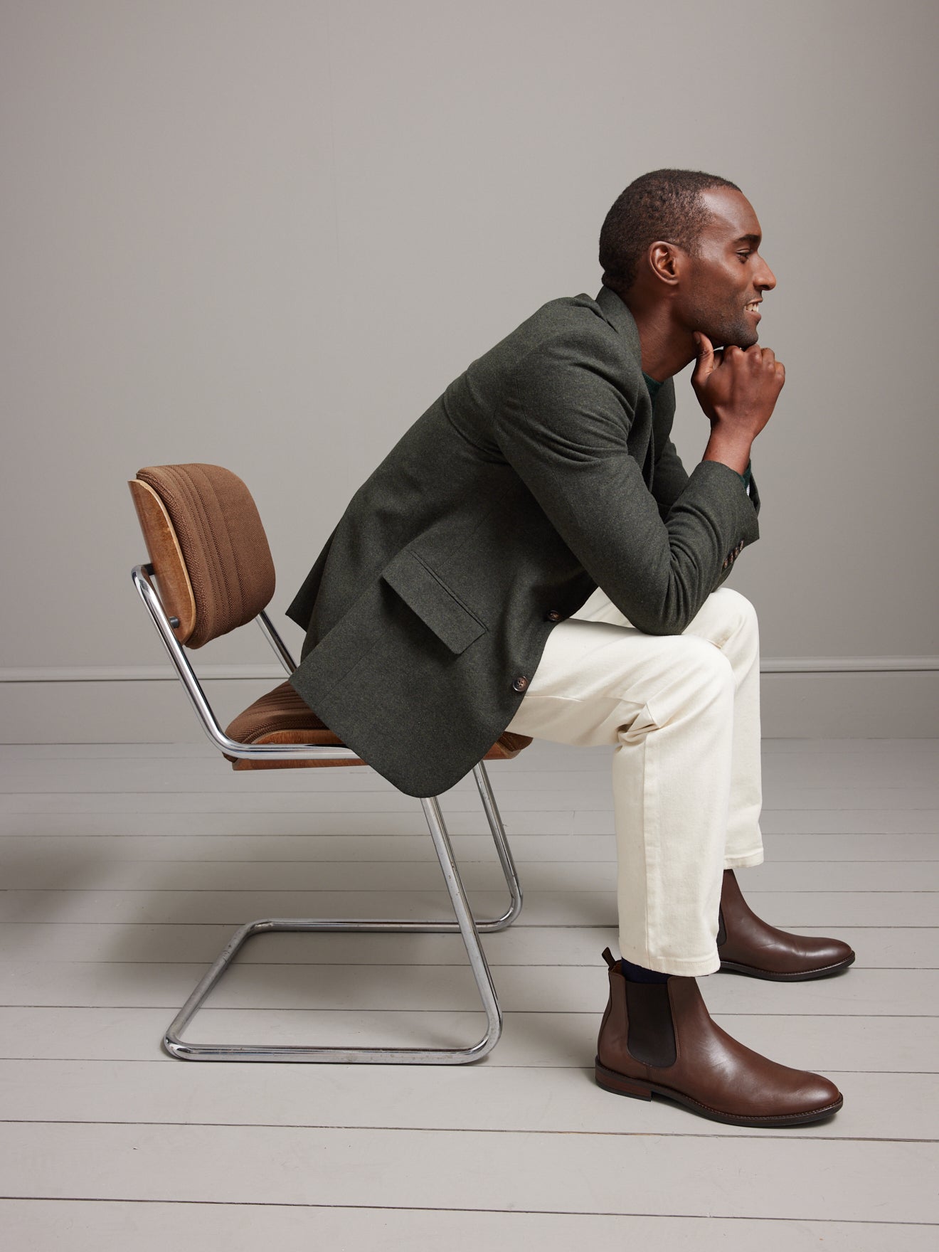 Blazer tissu caviar homme