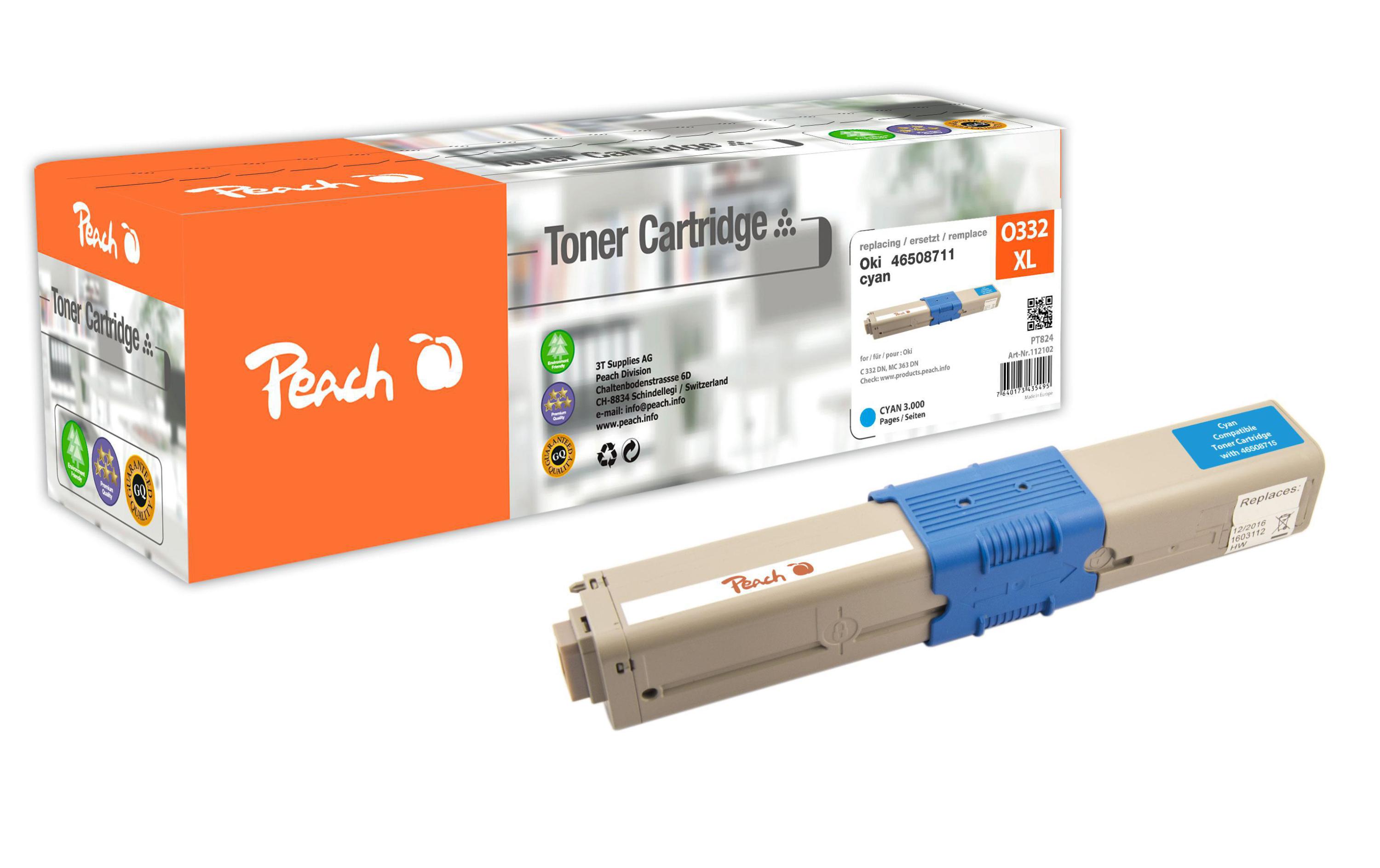 Toner OKI 46508711 CyanToner, Cyan