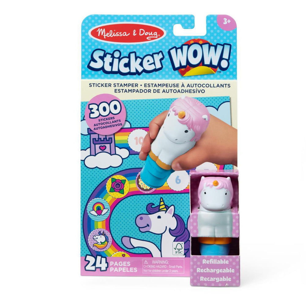 Køb Melissa & Doug Lyseød Sticker Wow! Activity Pad Set Unicorn