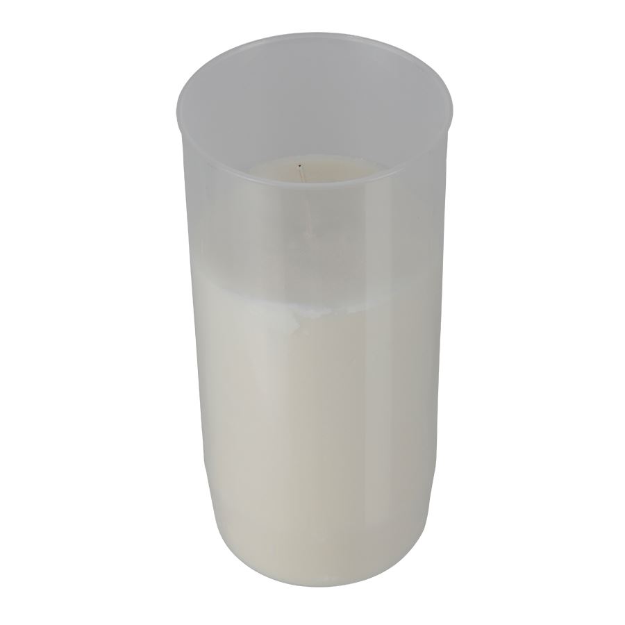 Jumbo Öl-Grablicht Weiß