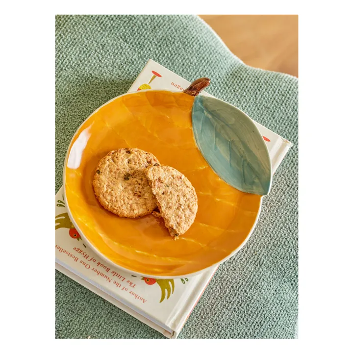 Bloomingville Mini Assiette Agnès Orange en grès
