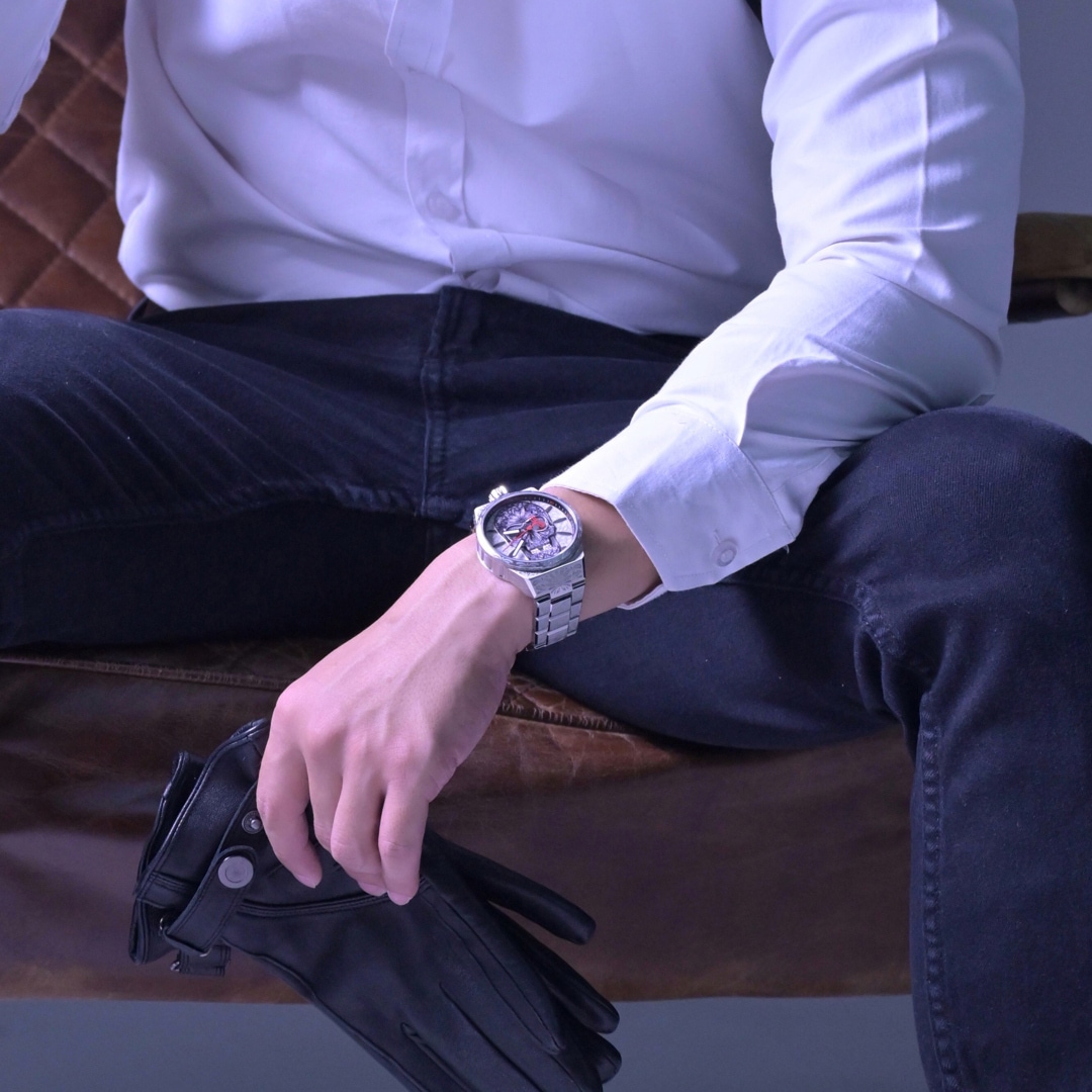 Bomberg Bolt-68 Neo Tattooed Skull Metal