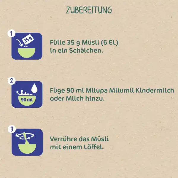 Kindermüsli Früchte