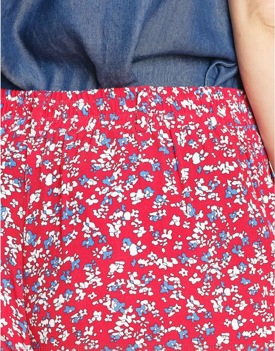 Pantalon large imprimé