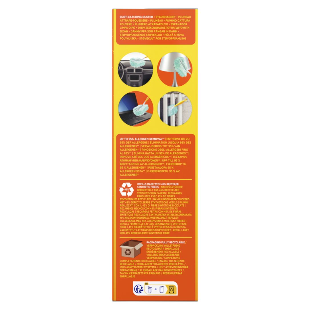 Swiffer Trap & Lock Staubmagnet Kit Febreze Duft (1 Handgriff + 3 Nachfülltücher)