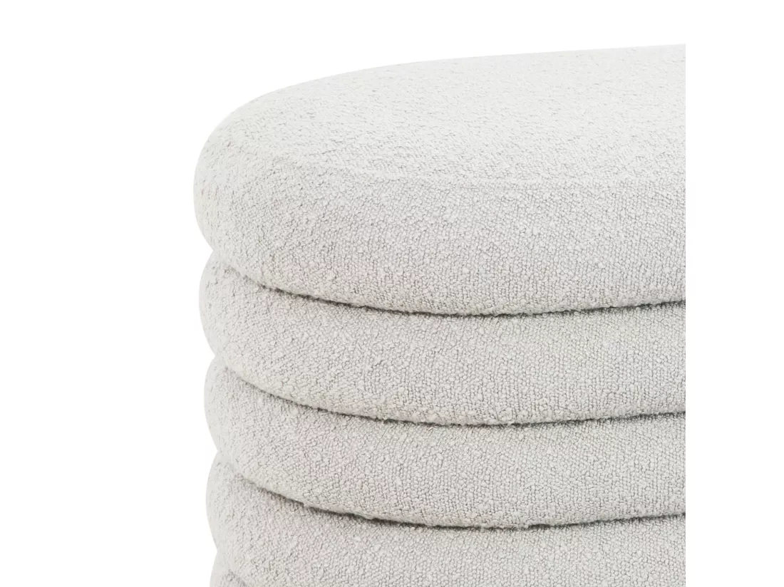 Pouf avec espace de rangement