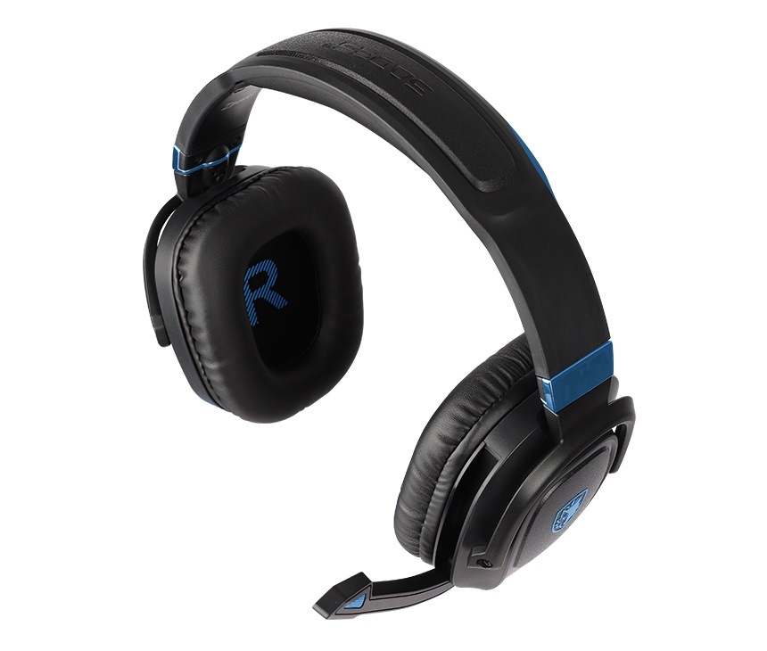 Sades Gaming-Headset »Zpower SA-732 Gaming Headset, schwarz/blau, USB, kabelgebunden« Stereo, Over Ear, PC, PST, XBox, Nintendo Switch, VR, Phone