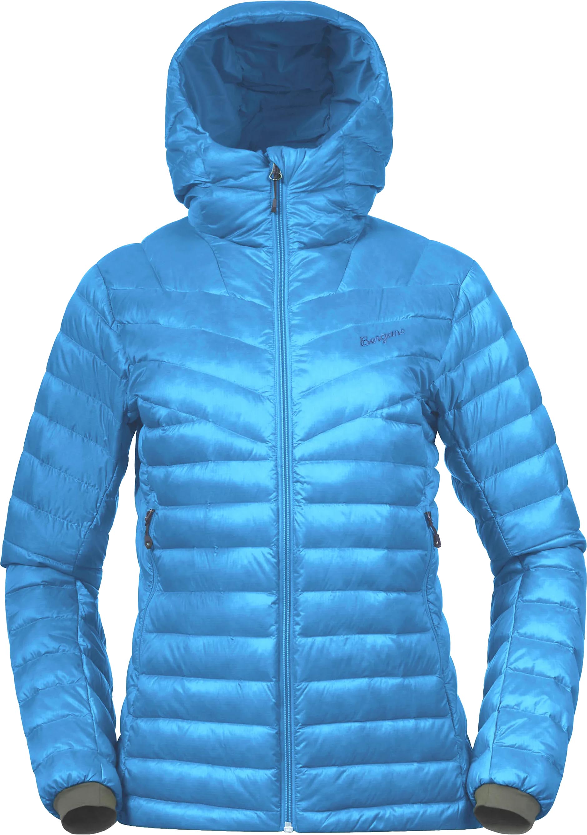 Rabot Light Down Jacket Hood Dame Dark Aqua Lagoon