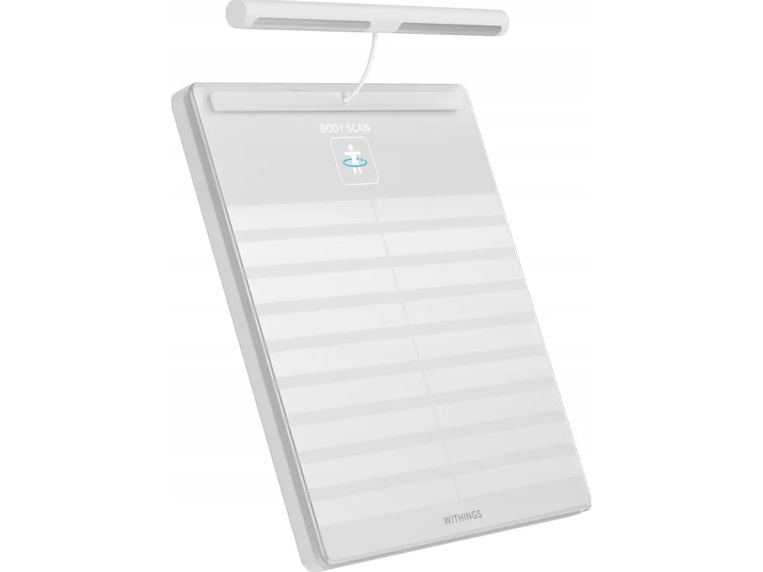 Withings Body Scan, Elektronisk personlig vægt, 200 kg, 50 g, Hvid, 5 kg, kg, lb