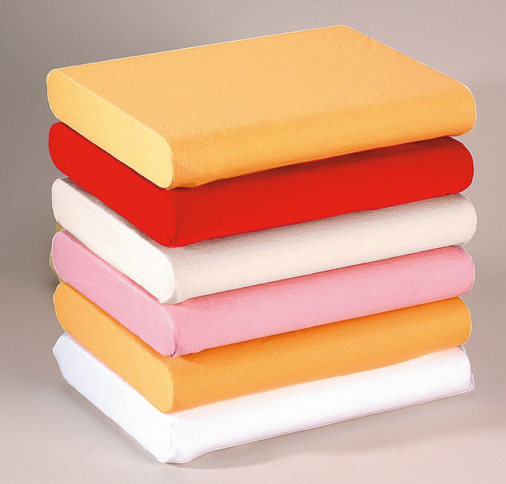 Vario Jersey-Spannbetttuch 90-100 x 200 cm rose