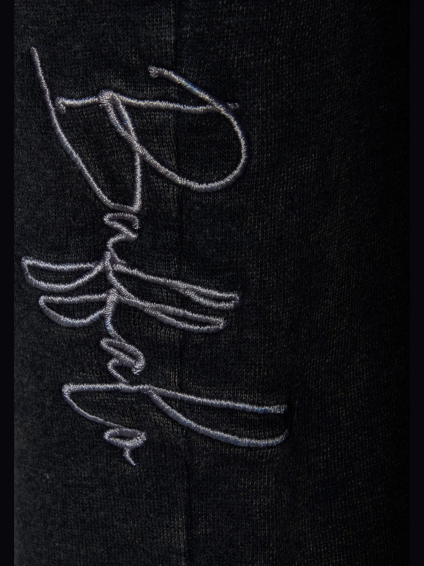 Pantalon molletonné pantalon d'intérieur, broderie sur le côté
