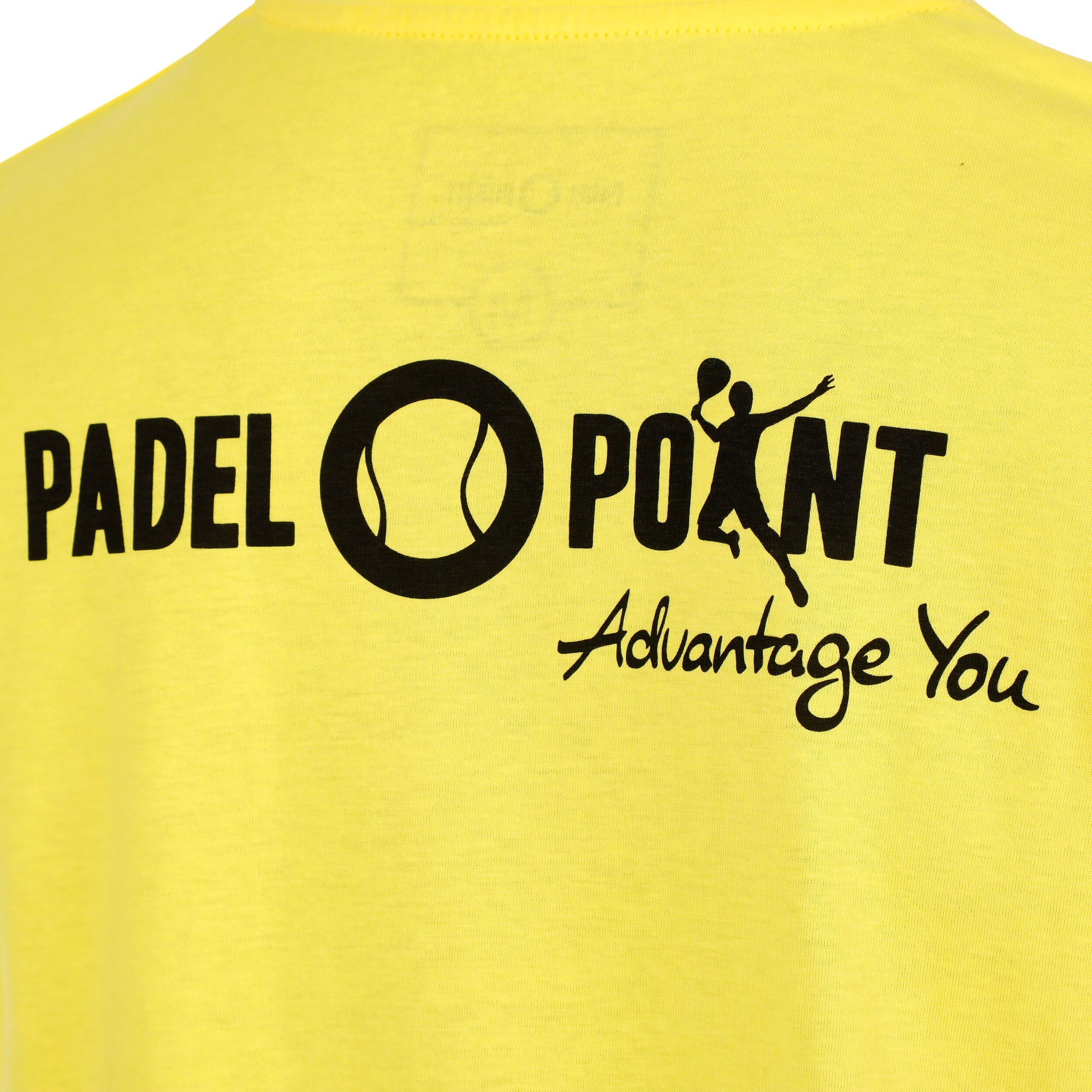 Padel-Point Padel Is Us T-shirt Hommes - Jaune , Noir