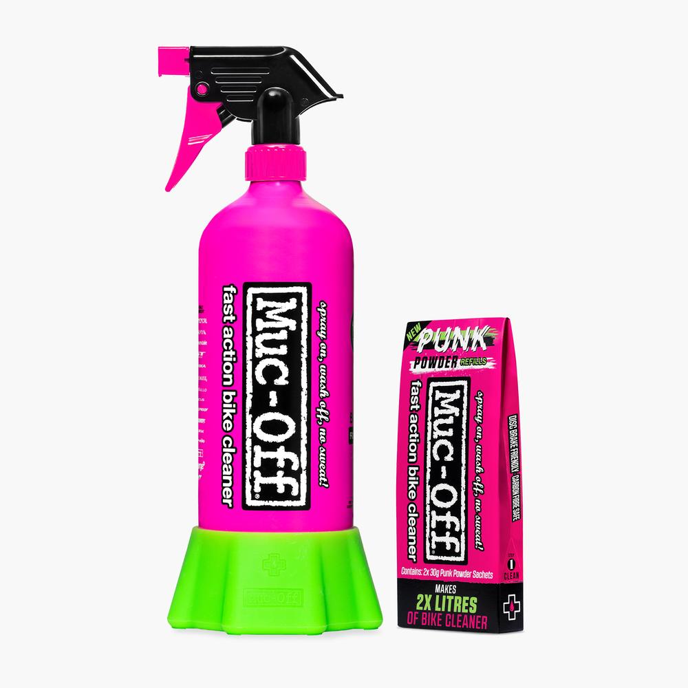 Muc-Off Bottle For Life Bundle m. 4 x Punk Powder