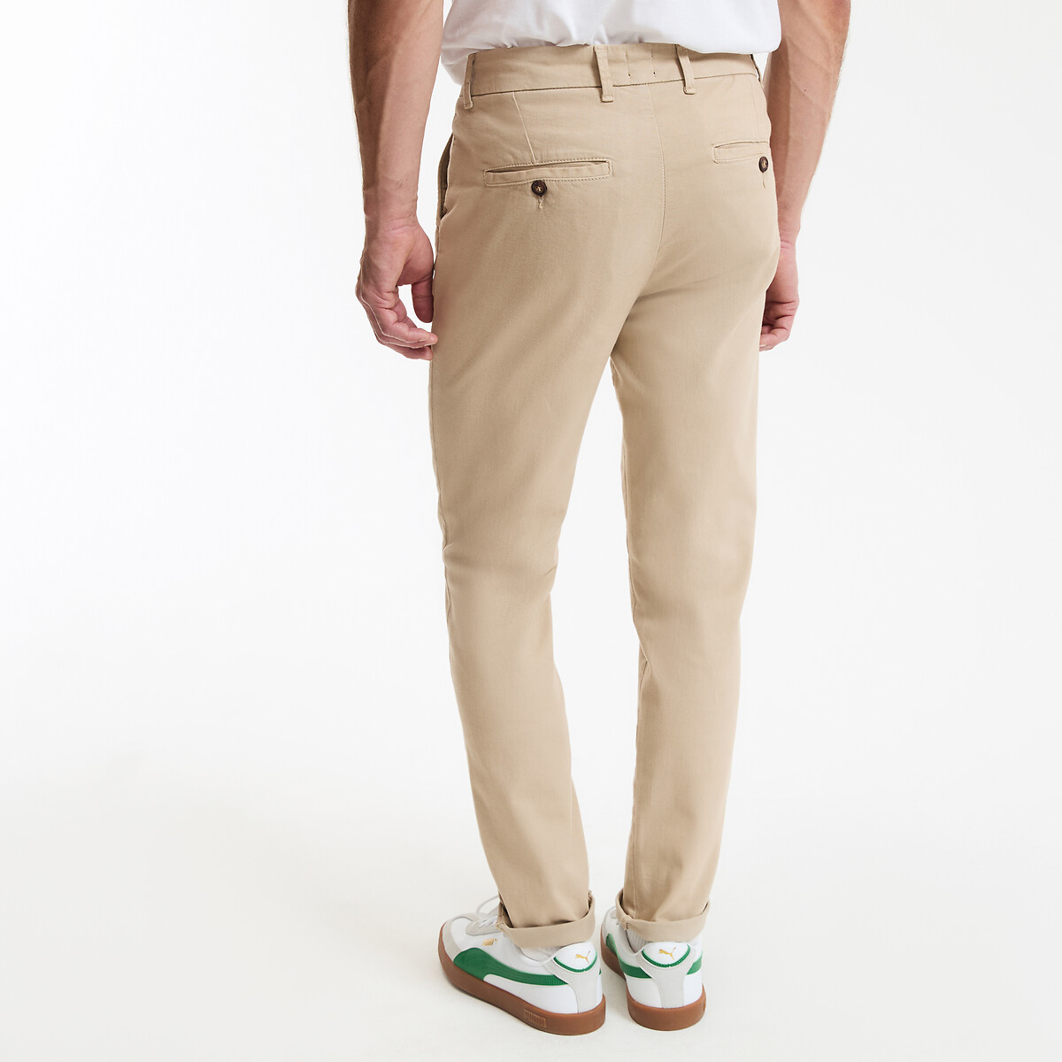 COLEÇÃO LA REDOUTE<br>Calças chino slim