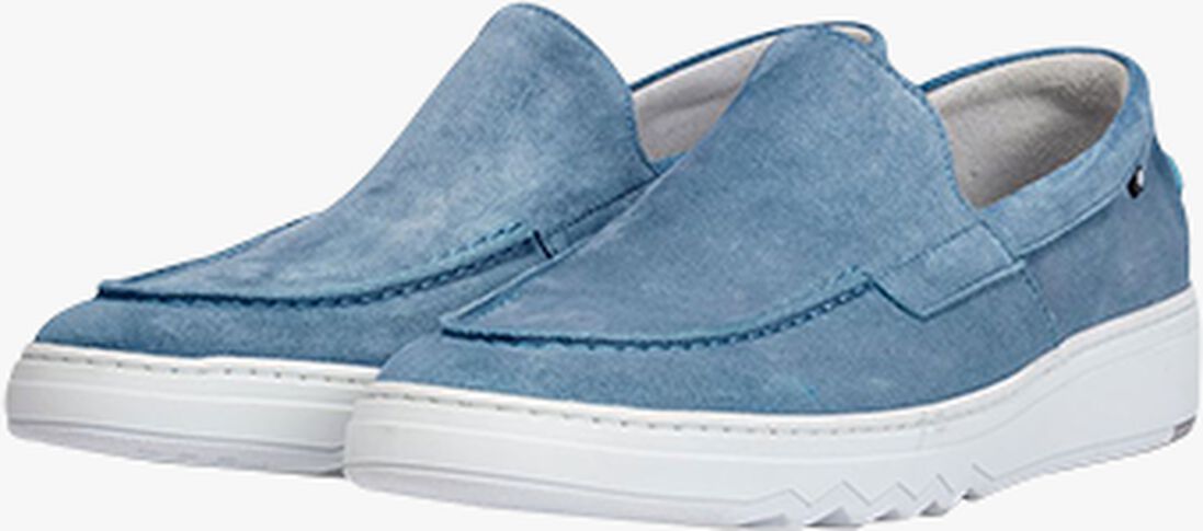 FLORIS VAN BOMMEL lichtblauwe floris van bommel loafers sfm-40028